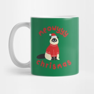 Meowyyy Chrismas Mug